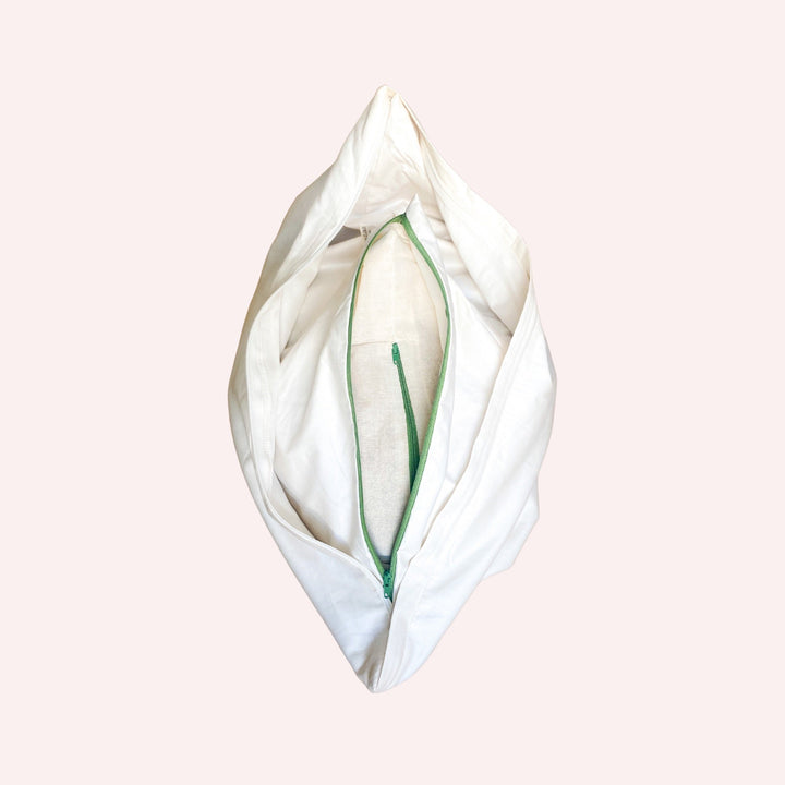 Kopfkissen Hirse-Kräuter 60x40cm Creme